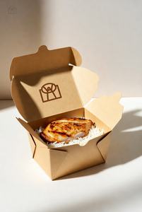 จำหน่ายส่งภาชนะบรรจุอาหารแบบใช้แล้วทิ้ง ป้องกันการรั่วซึม ทนต่อคราบไขมัน สำหรับข้าวและบริการจัดส่งอาหาร - Product Image 5