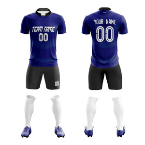 ชุดยูนิฟอร์มฟุตบอลแบบซับลิเมชั่นสั่งทำพิเศษ เสื้อฟุตบอล กางเกงขาสั้น ถุงเท้า ชุดทีม OEM ขายส่ง - Product Image 6