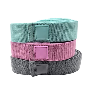 Bandes de Résistance Longues en Tissu Polyester Personnalisées de Haute Qualité pour Exercices, Antidérapantes et Très Élastiques, Vente en Gros Direct Usine - Product Image 4