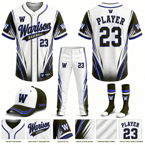 Conjunto de Uniforme de Béisbol Personalizado, Impresión por Sublimación, Hecho de Poliéster, Unisex, de Secado Rápido, Talla Grande, Kit de Uniforme de Softbol - Product Image 6