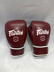 ถุงมือชกมวยไทย Fairtex หนังแท้ ออกแบบเองได้ คุณภาพสูง ปรับขนาดได้ สำหรับ MMA มืออาชีพ ฝึกซ้อมต่อสู้ - Product Image 1