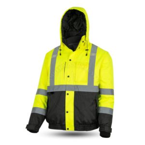 Reflective Waterproof Safety Apparel clothing made from cotton blends offers comfort and durability Silk Fabric Safety jackeets - Product Image 1