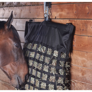 Bolsa de Heno para Caballos de Alimentación Lenta con Correa Ajustable, Bolsa de Alimentación Ecuestre de Nailon con Orificio Frontal para Uso en Establos y Remolques - Product Image 4