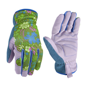 Synthetic Leather Palm and Moisture Wicking Spandex Back Mechanic Gloves Industrial Safety Personal Protective Durable Gloves - Product Image 4