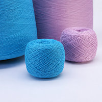 Fil de Soie Glacée 28S/1 Mélange Polyester Viscose Doux et Respirant pour Vêtements d'Été Vente en Gros Direct Usine Échantillons Gratuits