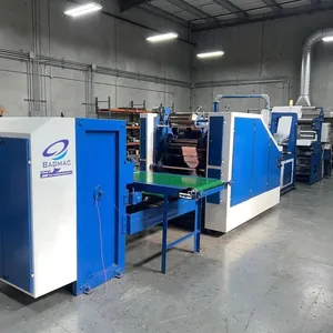 Machine à fabriquer des sacs en papier BAGMAC de qualité supérieure pour la production rapide de sacs de courses avec alimentation, découpe et pliage du papier - Product Image 1