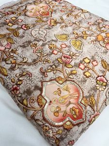 Premium Natural Crepe <b>Fabric</b> India Woven Anti-static Cross Multicolored <b>Medium</b> Weight Breathable Flowy Women and Girls Apparel - Product Image 4