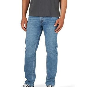 บริการ OEM กางเกงยีนส์เดนิมทรงตรงแบบสกินนี่ฟิต ยืดได้ น้ำหนักเบา กันยับ รุ่นวินเทจ ล้างสีเรียบๆ สำหรับงานทางการ - Product Image 6