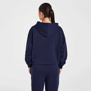 Ensemble de survêtement tendance personnalisable avec logo pour femme, en coton surdimensionné, respirant et écologique, vente en gros - Product Image 6