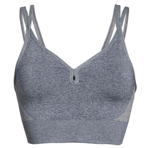 Women's Plus Size High Support <b>Pink</b> Padded Sports Bras with Spaghetti Straps All Seasons Yoga <b>Tops</b> Private Label - Product Image 3