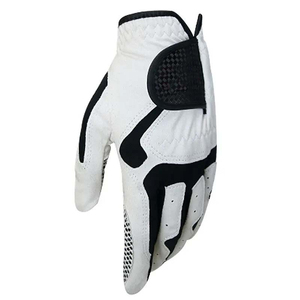 Guante de Golf DARIB IMPEX de Cuero Genuino Blanco para Mano Derecha, Dedos Completos, Antideslizante, Transpirable, con Cierre de Tirón, Unisex, Deportivo - Product Image 3