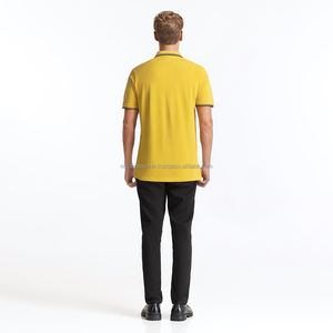 Nardon Apparel Chemises polo en tricot pour hommes Chemises boutonnées décontractées à manches courtes Chemises à col polo de golf classique en crochet - Product Image 2