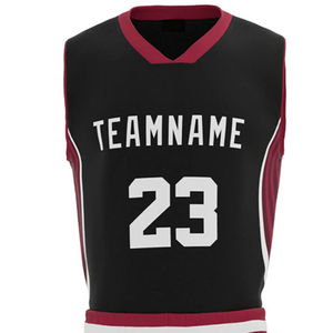 Camiseta de Baloncesto Personalizada con Nombre y Número, de Malla Transpirable de Alta Calidad, Unisex, al por Mayor, sin Mangas, Sublimada e Impresa para Hombre - Product Image 4