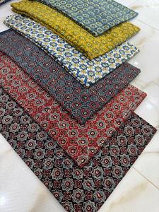Jaipur Moda Anaya I Artisan Cotton <b>Fabric</b> with Repeating Rosette Tile Print for Kurtis Dresses Shirts and Crafts - Product Image 4