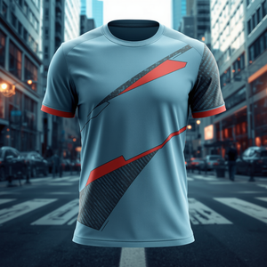 T-shirt formel pour homme à manches courtes et col roulé en tricot 100% polyester avec tissu respirant anti-plis et personnalisation OEM ODM - Product Image 3