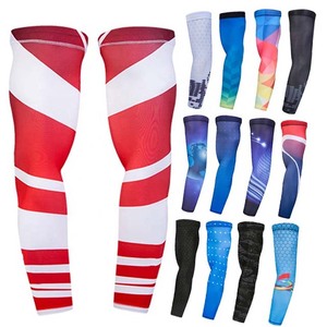 Manchons de compression personnalisés en gros, protection UV, protection solaire, respirants, écologiques, résistants à l'eau, grandes tailles, pour le cyclisme - Product Image 1