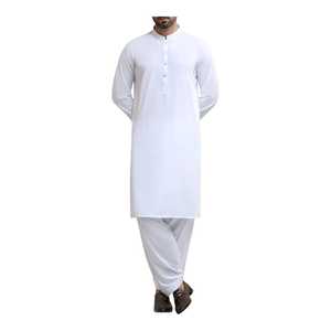 Shalwar Kameez pour hommes musulmans, grande taille, de bonne qualité, en coton, lin et laine, design saoudien, vêtements longs, robe pour hommes musulmans - Product Image 1