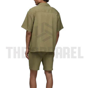 Conjunto de Verano Informal Transpirable de Alta Calidad para Hombre, Conjunto de Pantalones Cortos de Poliéster/Algodón Duradero - Product Image 6