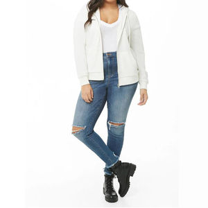 Sudadera con capucha y cremallera para mujer, diseño personalizado, informal, de forro polar suave y grueso, la más vendida, OEM, moda 2026 - Product Image 5