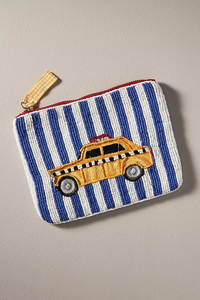 BY MULTI CRAFT Popular Coin Pouch Handmade Beaded Coin Purse with Detachable <b>Ring</b> for Gameday Money Storage and Cards - Product Image 5