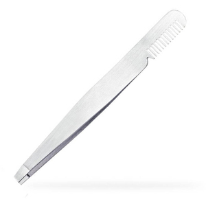 Pinzas para Cejas Profesionales Hechas a Mano, Reutilizables, de Acero Inoxidable de Alta Calidad, Diseño Personalizado con Punta Redondeada - Product Image 4