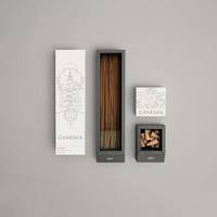 Boîte de papier d'encens de glissière de tiroir de luxe écologique stylo parfumé de luxe bijoux anneau bougie tiroir boîte emballage mat stratification