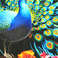 Écusson d'impression de broderie personnalisé de grande taille Broderie 3D avec utilisation artisanale d'impression UV pour l'écusson de vêtements de tapis de clavier mural