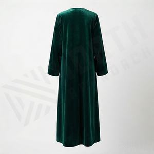 Nouvelle Arrivée en Gros : Abaya Musulmane Brodé pour Femme, Confortable, Manches Longues, Couleur Personnalisable, Robe Modeste pour Femme - Product Image 2