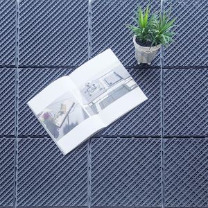 Baldosas de terraza de composite para todo tipo de clima, 12x12 pulgadas, entrelazadas, para exteriores, con diseño de rayas, de plástico, cuadradas, para patio. - Product Image 6