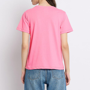 2026 <b>Women's</b> 100% Cotton <b>Women</b> T Shirts <b>Tops</b> O-Neck Short Sleeve Tees Embroidered Logo Formal Breathable Feature Printed - Product Image 6