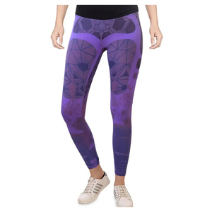 <b>Low</b> MOQ High Demanding Women's Cotton/Bamboo Fiber SEAMED Silk Screen Printed Anti-Bacterial Knee-Length Winter <b>Leggings</b> - Product Image 5