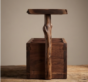 Solid <b>Wood</b> Caddy Wholesale Exporter Manufacturer Customized Design Wooden Serving Caddy Bulk Supplies From India - Product Image 3