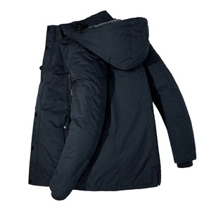 Adjustable Hem Men Windproof <b>Jacket</b> Drawstring Sport Coat Flexible Fit Performance Athletic Outdoor Outerwear - Product Image 2