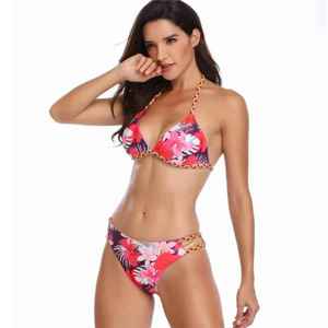 Tela Elástica de Alta Tensión para Bikini de Mujer, con Estampado por Sublimación, Ajustable, Compresiva, Deportiva, Estable, para Natación y Playa - Product Image 1