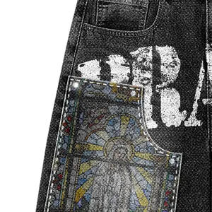 Ensemble de sweat-shirt à capuche en tricot imprimé pour homme, prix de gros, 80% coton, 20% polyester, couleur noire, ensemble deux pièces, sweat-shirt à capuche et short - Product Image 6