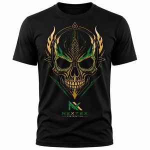 T-shirt graphique personnalisé pour homme, manches courtes, col rond, en coton imprimé, OEM, streetwear, t-shirt décontracté - Product Image 1
