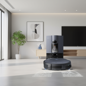 Robot Vacuum and <b>Mop</b> with 22000Pa Suction Self-Washing Smart AI Navigation - Product Image 3