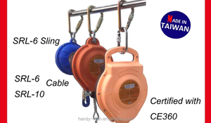 Cuerda de Seguridad Retráctil Vertical HM Wolf65 30M, Fuerza Dinámica 6kN, Resistencia a la Rotura 12kN, Alta Resistencia, Certificación CE, Nailon 25mm - Product Image 4
