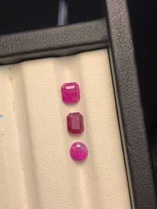 Natural Afghan Ruby <b>Cushion</b> & Round Cut Gemstones <b>Small</b> Size Red Ruby Loose Stones For Jewelry Making - Product Image 2