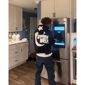 Y2k <b>Hoodie</b> <b>Mens</b> Harajuku Hip Hop Letter Graphic Oversized Hooded Sweatshirt New Punk Rock Gothic Loose Casual Tops Streetwear - - Product Image 2