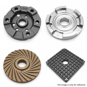 Disque de broyage multi-motifs en acier inoxydable moulé par investissement pour moulin à café et broyeur à grains - Product Image 2