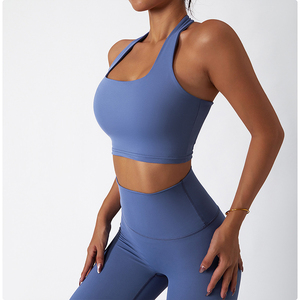 Conjunto Deportivo de 3 Piezas ZC Custom Gym Bra Leggings para Mujer, Yoga y Fitness, Spandex/Poliéster de Alta Calidad, Transpirable y Ecológico - Product Image 2