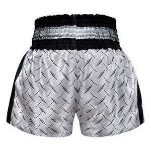 Pantalones Cortos de Boxeo Tailandés Profesionales Personalizados y Cómodos, Transpirables, 100% Poliéster, Ropa Clásica de Artes Marciales Unisex con Logotipo Personalizado - Product Image 5