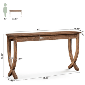 Consolle Lunga Moderna di Lusso in Legno Massello, Arredamento Contemporaneo per Ingresso, Appartamento o Soggiorno d'Hotel - Product Image 6