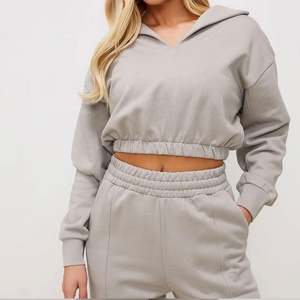Ensemble de jogging 2 pièces de haute qualité pour femmes, survêtement, survêtement personnalisé pour femmes - Product Image 3
