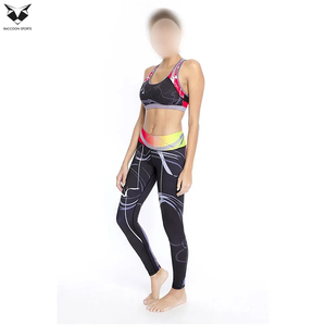 Soutien-gorge de sport respirant pour femme, imprimé par sublimation, qualité supérieure, service OEM, nouveau design, best-seller, pour yoga et fitness. - Product Image 4