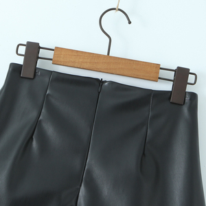Shorts pour femmes de qualité supérieure, respirants, écologiques, avec fermeture éclair, aspect tendance, couleur unie, mini-short brillant avec poches à la taille, service OEM - Product Image 3