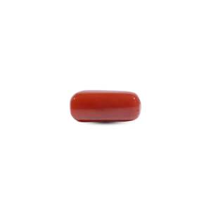 Premium 7.45 Carat Red Coral Loose Gemstone Oval Cut 10x12mm for Fine Jewelry - Product Image 2