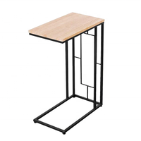 Ordenador portátil y mesa de aperitivos, mesa auxiliar de Metal y madera, sofá plegable, último diseño, 2025, oficina, hogar, cocina, sala de estar, calidad superior