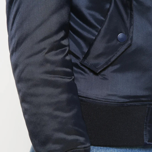 Chaqueta Bomber de Lona para Mujer, Manga Larga, Estilo Urbano, Tejido Personalizable, Secado Rápido, Transpirable, para Invierno - Product Image 5